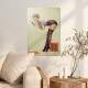 Placa Decorativa Pin-up Livros