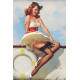 Placa Decorativa Pin-up Marinheira no Navio