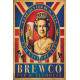 Placa decorativa Bebidas 1 Brewco