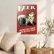 Placa decorativa Bebidas 14 Beer
