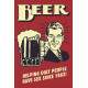 Placa decorativa Bebidas 14 Beer