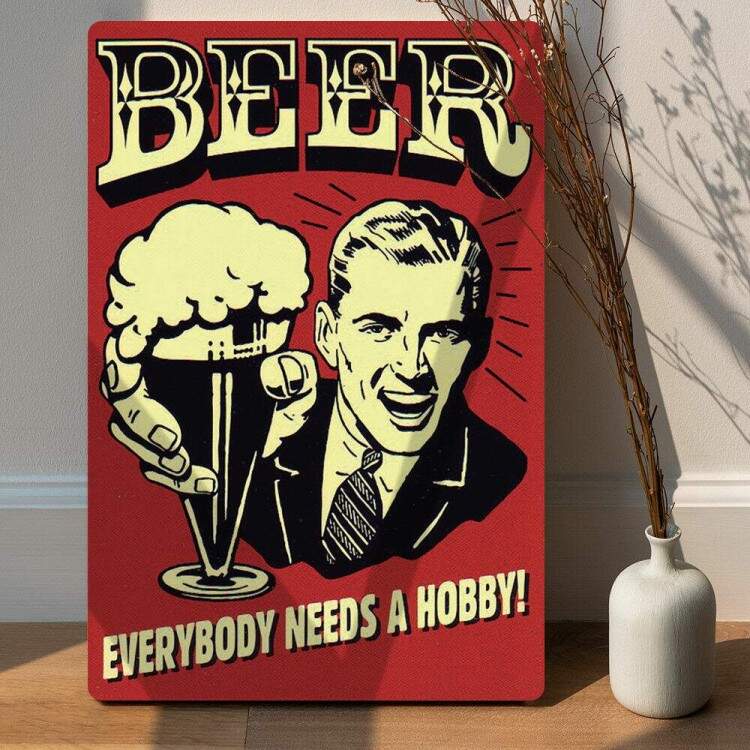 Placa decorativa Bebidas 22 Beer