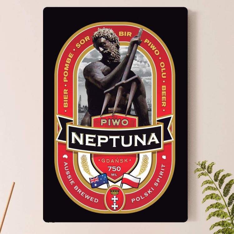 Placa decorativa Bebidas 27 Neptuna