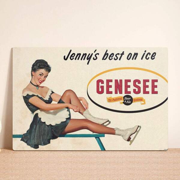 Placa decorativa Bebidas 36 Genesee