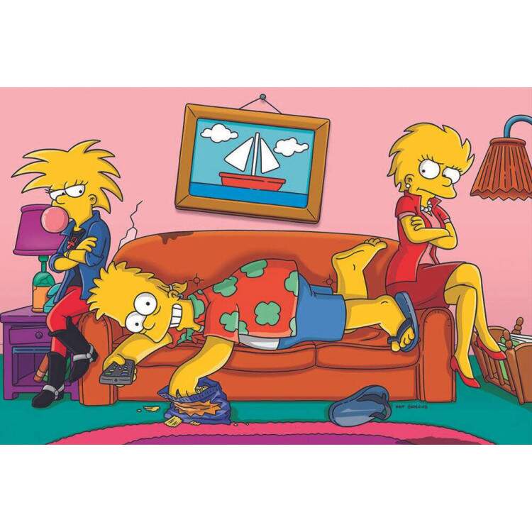 Placa Decorativa The Simpsons 3