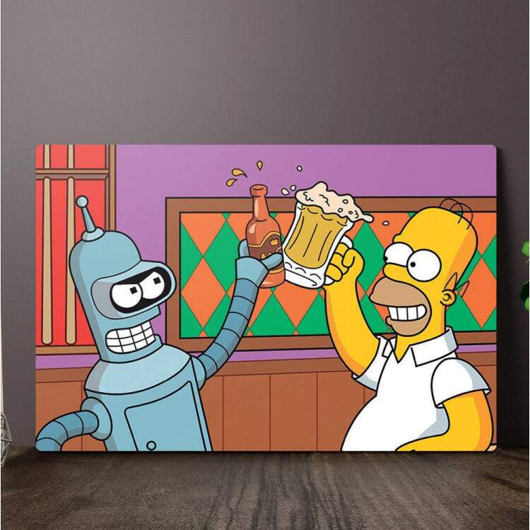 Placa Decorativa The Simpsons 4