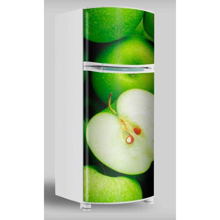 Adesivo de Geladeira Porta Tema Maa Verde