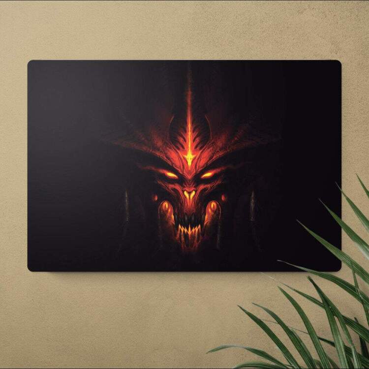 Placa Decorativa Diablo 4