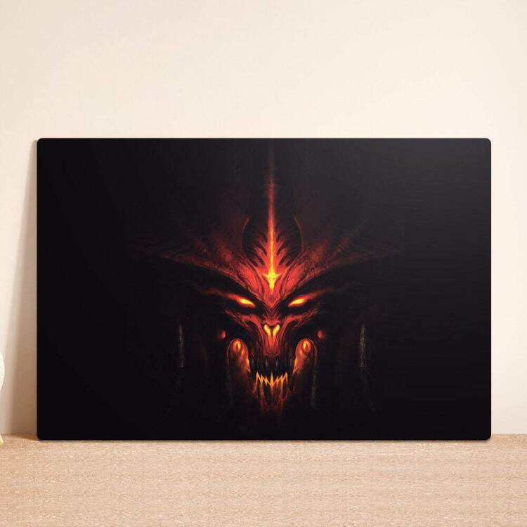 Placa Decorativa Diablo 4