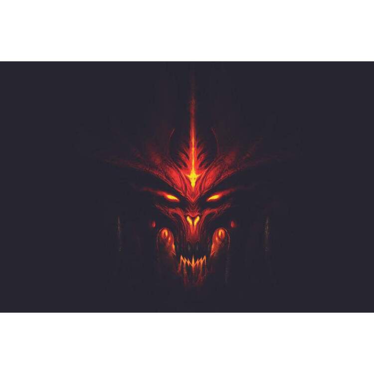 Placa Decorativa Diablo 4