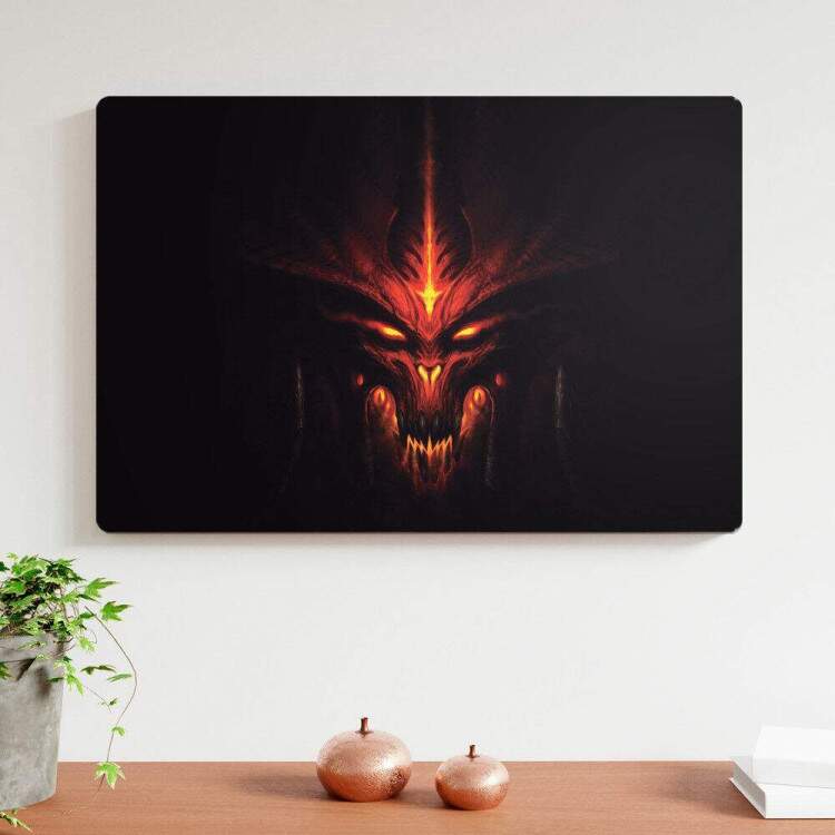 Placa Decorativa Diablo 4