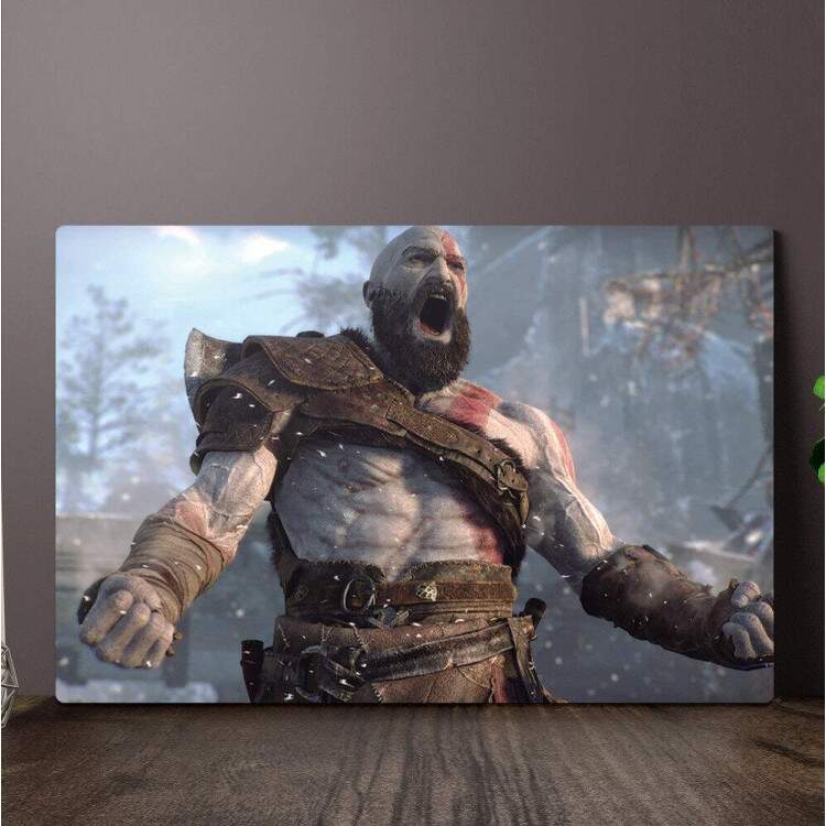 Placa Decorativa God of War 4