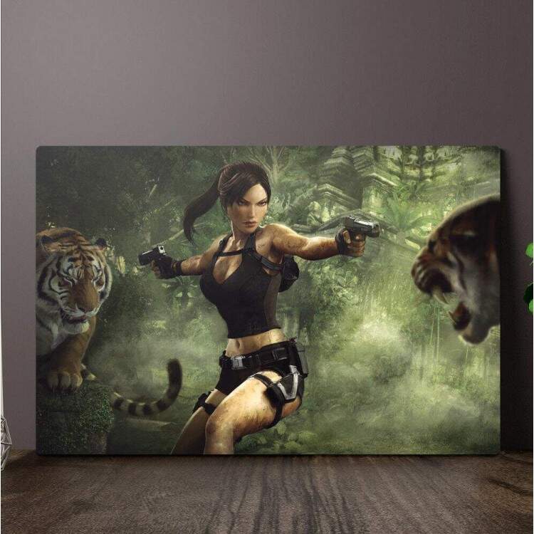 Placa Decorativa Tomb Raider 1