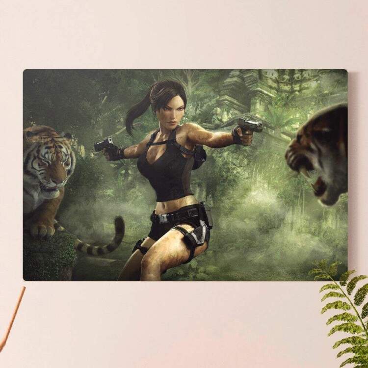 Placa Decorativa Tomb Raider 1