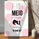 Placa Decorativa Frase de M�sica 2