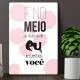 Placa Decorativa Frase de M�sica 2