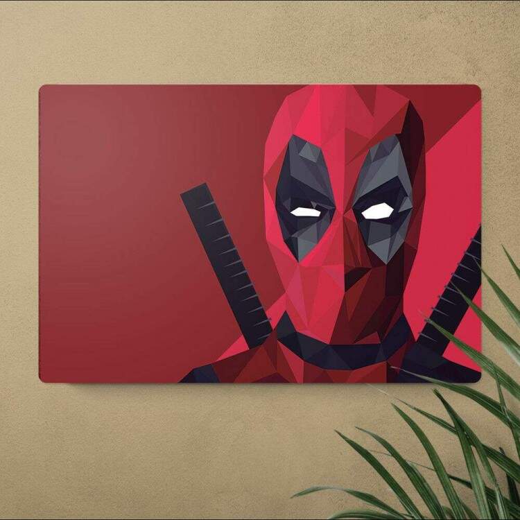 Placa Decorativa Lowpoly Heris 1 Deadpool