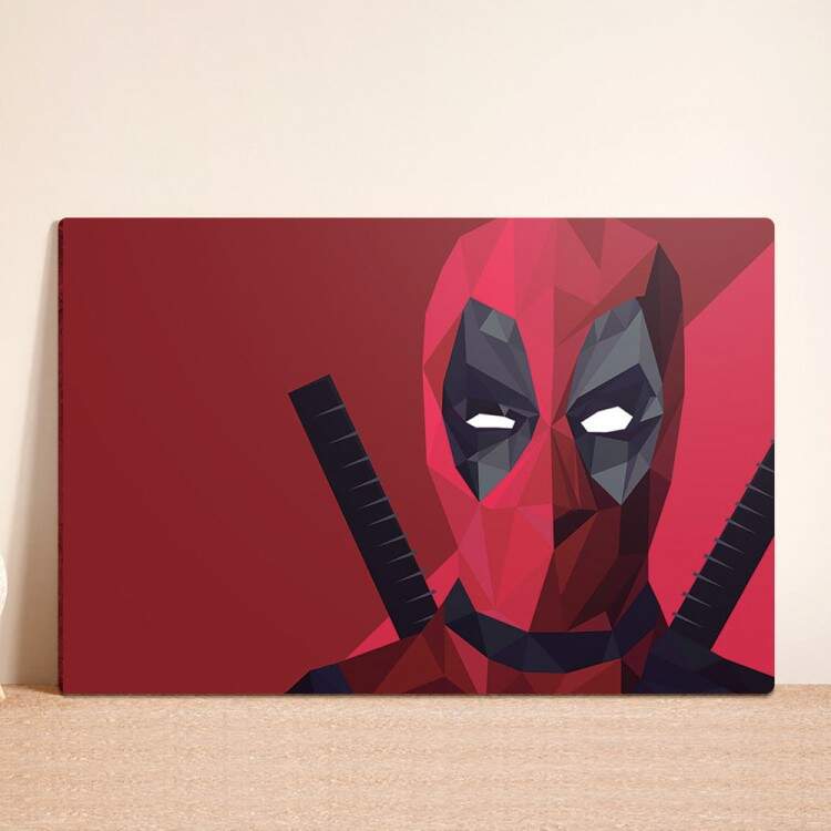 Placa Decorativa Lowpoly Heris 1 Deadpool