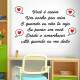 Adesivo de Parede Frase Voc� � Assim Um Sonho Pra Mim