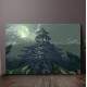 Placa Decorativa Pixel Art Paisagem 2