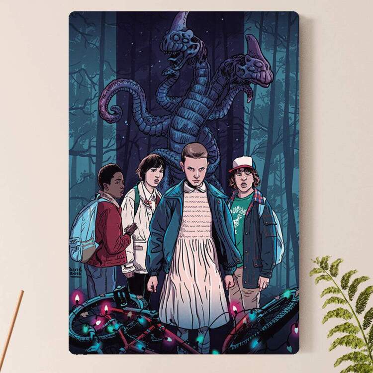 Placa Decorativa Stranger Things 2