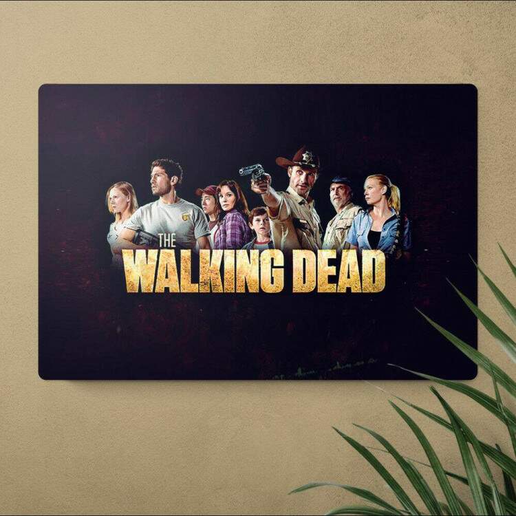 Placa Decorativa The Walking Dead 1