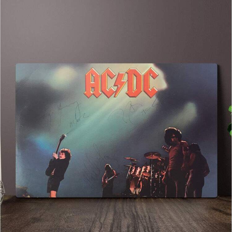 Placa Decorativa AC-DC 5 Let There Be Rock
