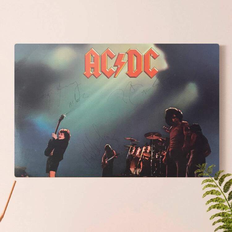 Placa Decorativa AC-DC 5 Let There Be Rock