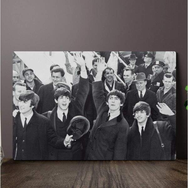 Placa Decorativa Beatles 3 Musica Rock