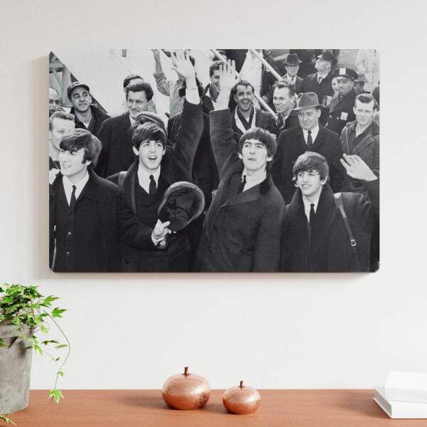 Placa Decorativa Beatles 3 Musica Rock