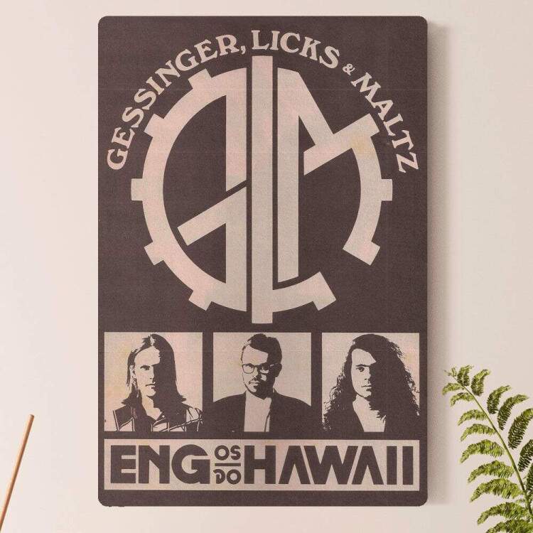 Placa Decorativa Engenheiros do Hawaii 4