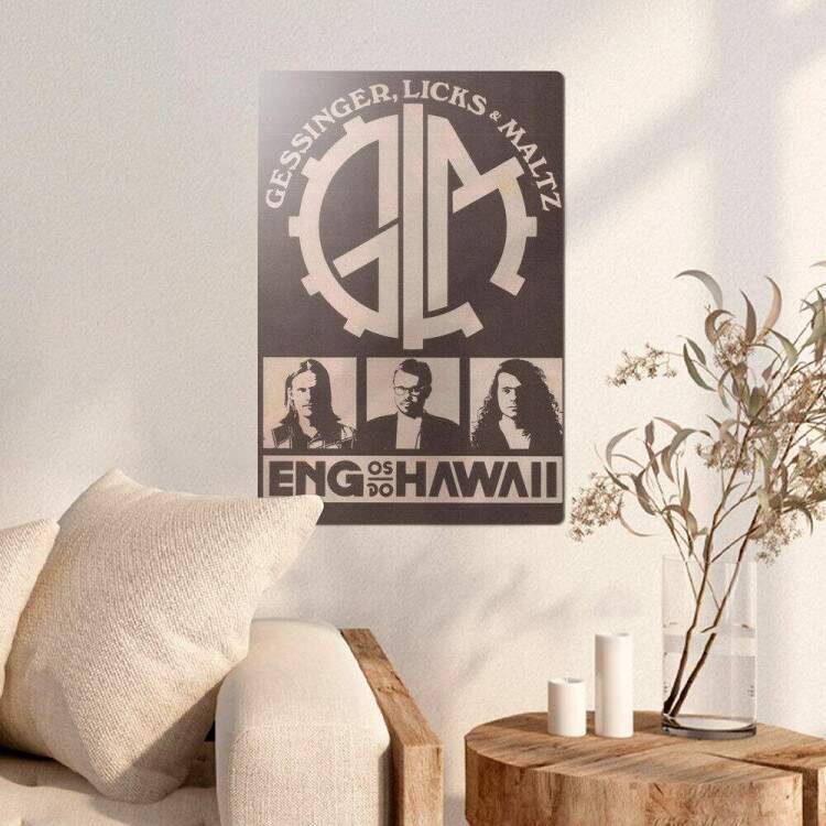 Placa Decorativa Engenheiros do Hawaii 4