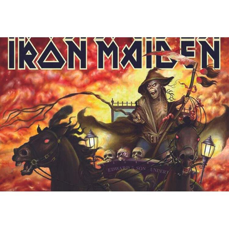 Placa Decorativa Iron Maiden 1