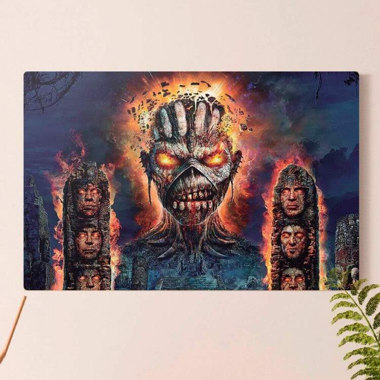 Placa Decorativa Iron Maiden 8