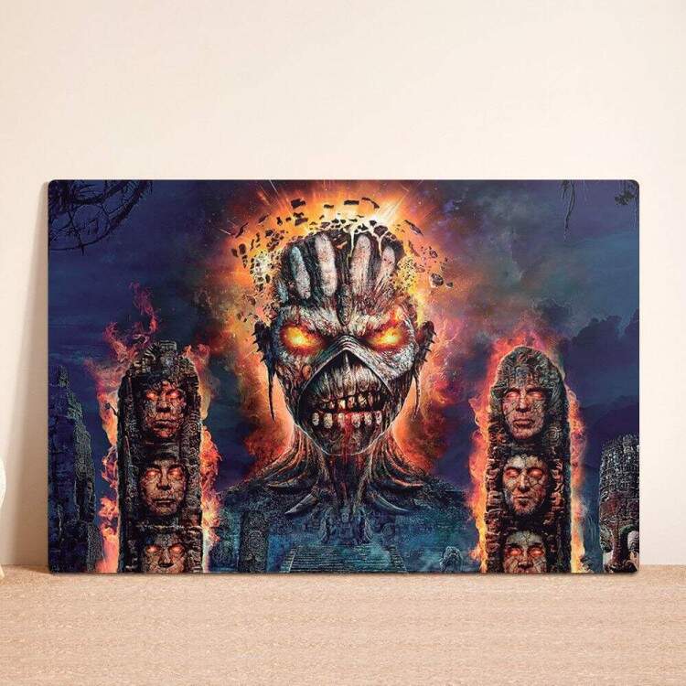 Placa Decorativa Iron Maiden 8