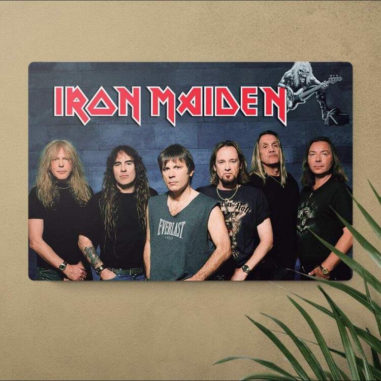 Placa Decorativa Iron Maiden 10