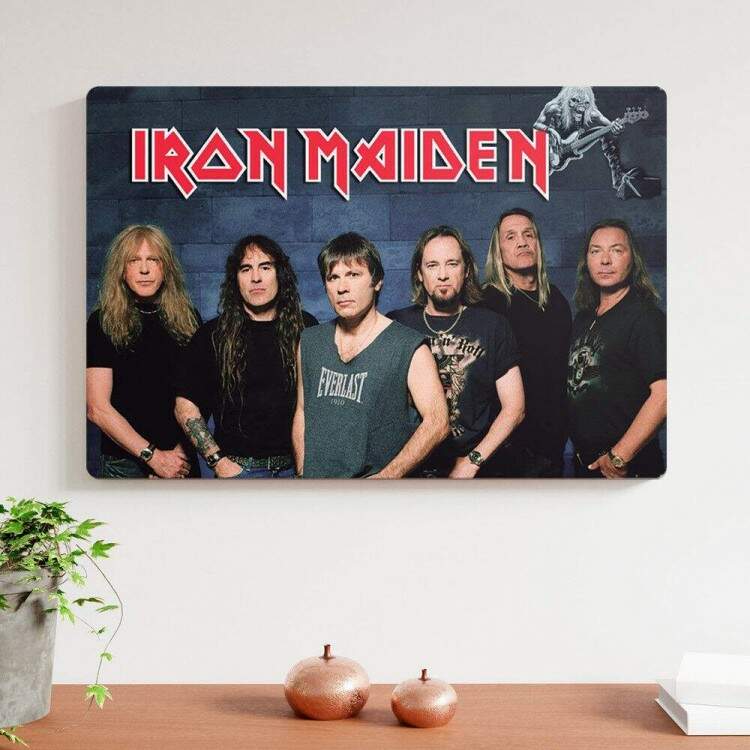 Placa Decorativa Iron Maiden 10