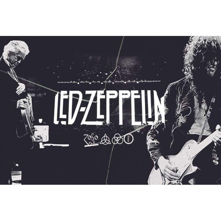 Placa Decorativa Led Zeppelin 1