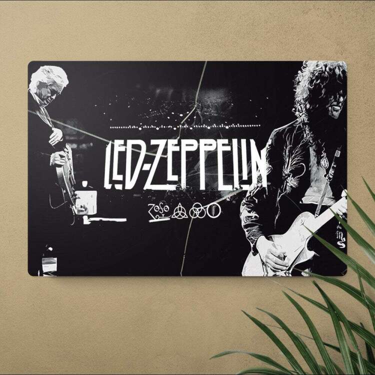 Placa Decorativa Led Zeppelin 1