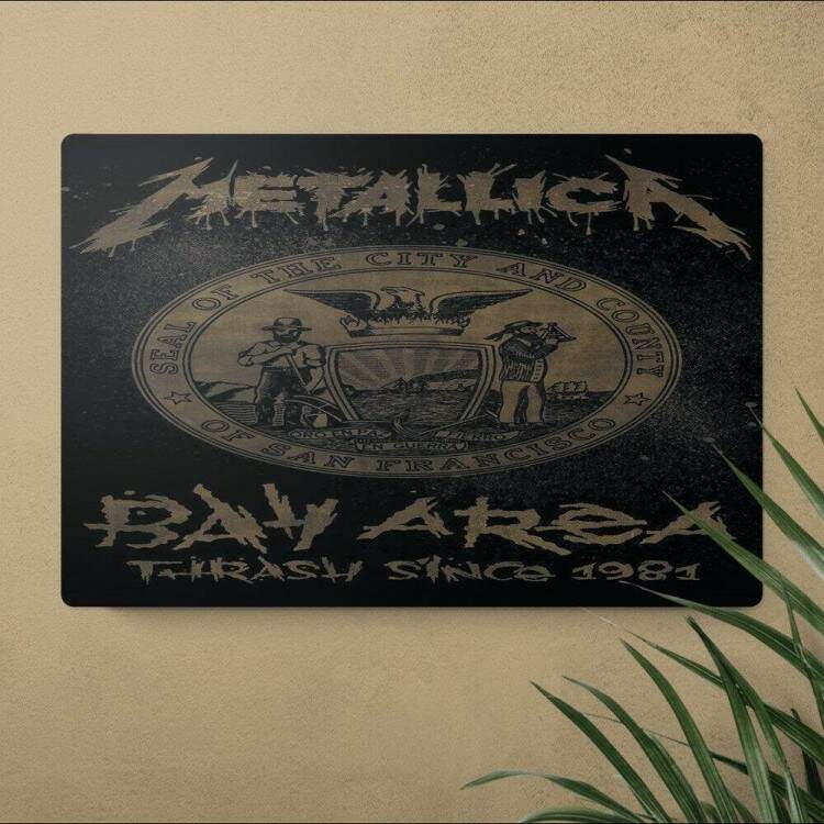 Placa Decorativa Metallica 8