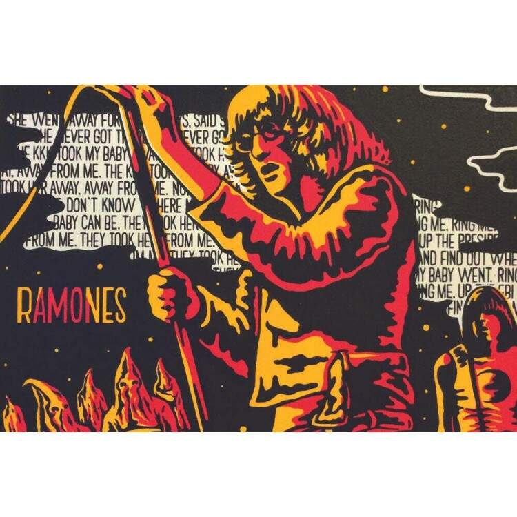 Placa Decorativa Ramones 6