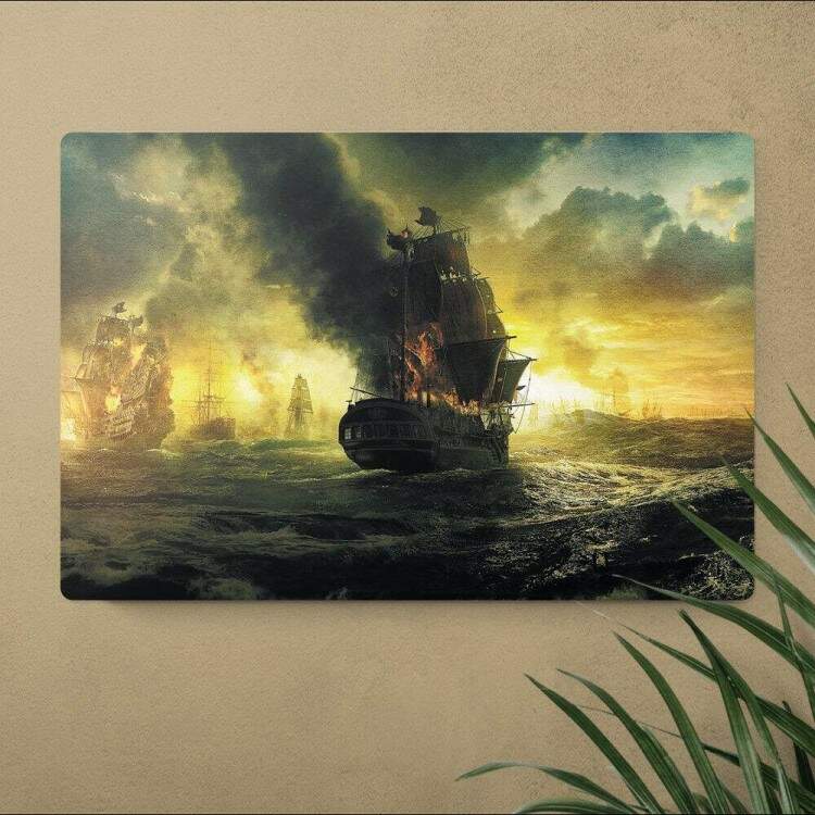 Placa Decorativa Piratas do Caribe 1