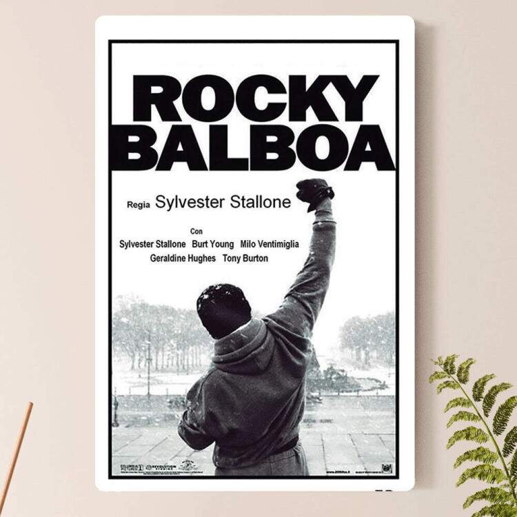 Placa Decorativa Rocky Balboa 2