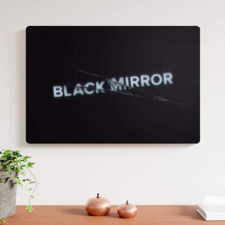 Placa Decorativa Black Mirror 2