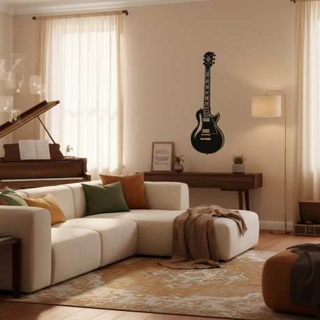 Adesivo de Parede Guitarra
