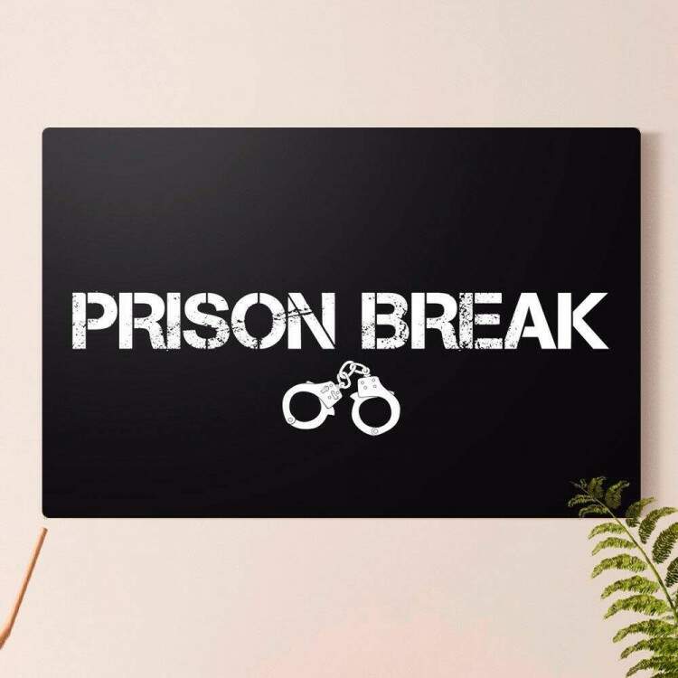 Placa Decorativa Prison Break 6