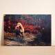 Placa decorativa Animais 13 Cavalo