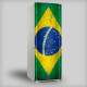 Adesivo para Envelopamento de Geladeira Porta Bandeira do Brasil
