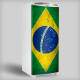 Adesivo para Envelopamento de Geladeira Porta Bandeira do Brasil
