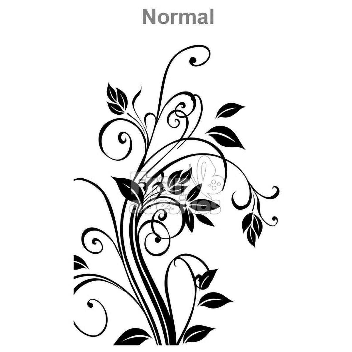 Adesivo para box de banheiro Floral Arabesco